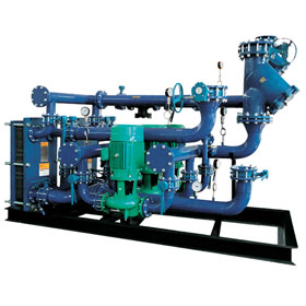 Sub-station System for District Heating and Cooling